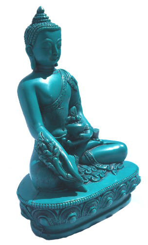 Medicine Buddha Turquoise 6" tall RB-859T